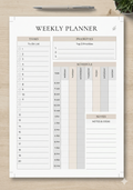 Weekly Planner Printable